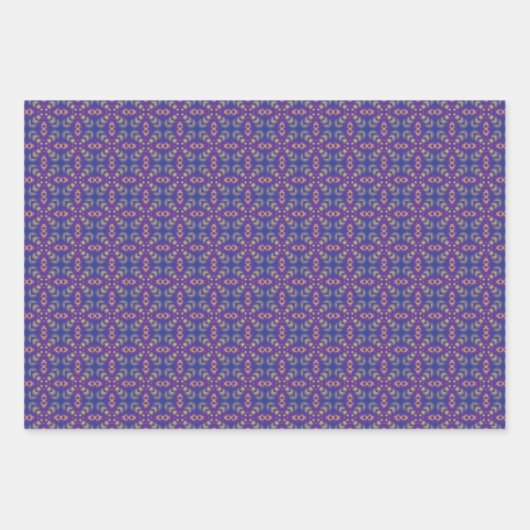 Inpakpapier met modern geometrisch patroon vel (Voorkant)