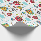 inpakpapier met schoolthema (Hoek)