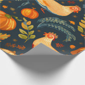 inpakpapier met Thanksgiving-thema (Hoek)