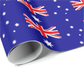 Inpakpapier met vlag van Australië (Rol Hoek)