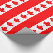 Inpakpapier met vlag van Canada (Hoek)