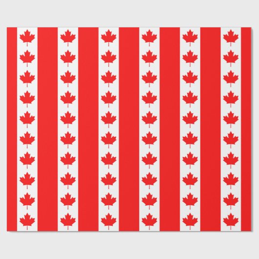 Inpakpapier met vlag van Canada (Vlak)