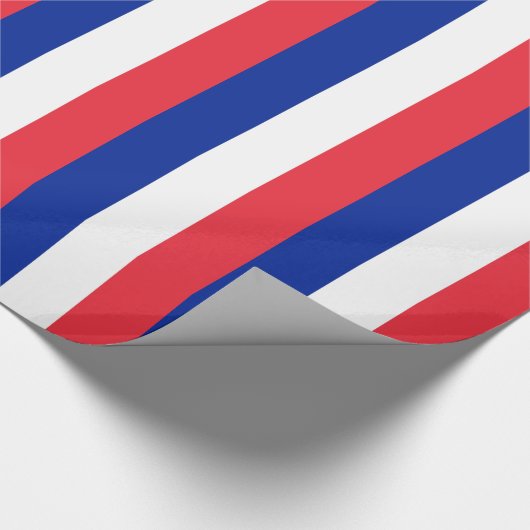 Inpakpapier met vlag van Frankrijk (Hoek)