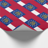 Inpakpapier met vlag van Georgië (Hoek)