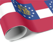 Inpakpapier met vlag van Georgië (Rol Hoek)