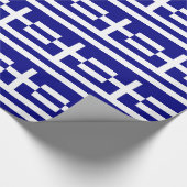 Inpakpapier met vlag van Griekenland (Hoek)