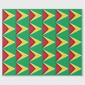 Inpakpapier met vlag van Guyana (Vlak)
