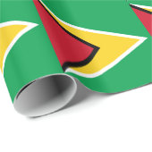 Inpakpapier met vlag van Guyana (Rol Hoek)