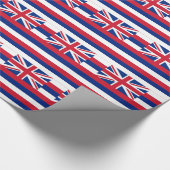 Inpakpapier met vlag van Hawaï (Hoek)