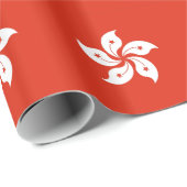 Inpakpapier met vlag van Hongkong (Rol Hoek)