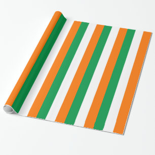 Inpakpapier met vlag van Ierland