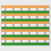 Inpakpapier met vlag van India (Vlak)