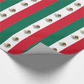 Inpakpapier met vlag van Mexico (Hoek)
