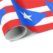 Inpakpapier met vlag van Puerto Rico (Rol Hoek)