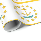Inpakpapier met vlag van Rhode Island (Rol Hoek)