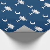 Inpakpapier met vlag van South Carolina (Hoek)