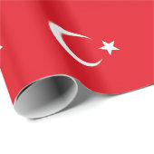 Inpakpapier met vlag van Turkije (Rol Hoek)