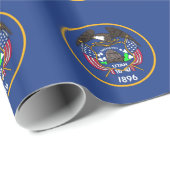Inpakpapier met vlag van Utah (Rol Hoek)