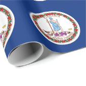 Inpakpapier met vlag van Virginia (Rol Hoek)