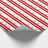 Inpakpapier met vlag van Washington DC (Hoek)