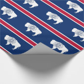 Inpakpapier met vlag van Wyoming (Hoek)