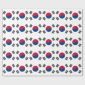 Inpakpapier met vlag van Zuid-Korea (Vlak)