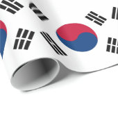 Inpakpapier met vlag van Zuid-Korea (Rol Hoek)