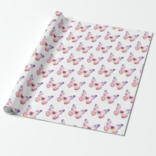 inpakpapier met vlinderthema