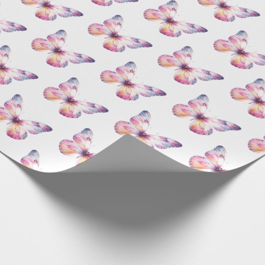 inpakpapier met vlinderthema (Hoek)