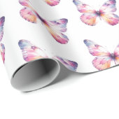 inpakpapier met vlinderthema (Rol Hoek)