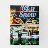 Inpakpapier met winterthema vel (In situ)