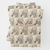 Inpakpapier met Witte Unicorn Sparkle  (In situ)