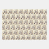 Inpakpapier met Witte Unicorn Sparkle  (Voorkant)