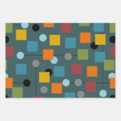 Inpakpapier - Mid-Century Modern 1.3 Naadloos Vel (Voorkant)