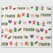 inpakpapier-Philadelphia Cadeaupapier (Vlak)