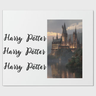 Inpakpapier plat vel Harry Potter