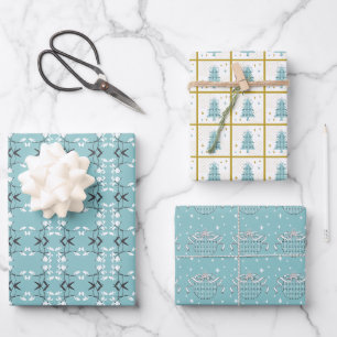 Inpakpapier Plat Vel Set van 3