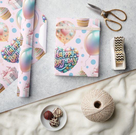 Inpakpapier Plat Vel Set van 3 (Crafts)