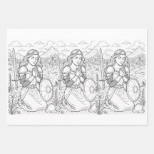 Inpakpapier Plat Vel Set van 3