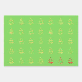Inpakpapier Plat Vel Set van 3