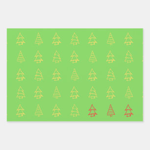 Inpakpapier Plat Vel Set van 3