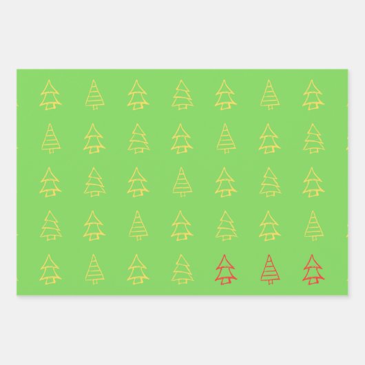 Inpakpapier Plat Vel Set van 3 (Voorkant)