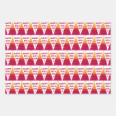 Inpakpapier plat vel set van 3 (Voorkant 2)
