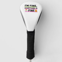 Inpakpapier Plat Vel Set van 3 Golfheadcover