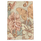 Inpakpapier Plat Vel Set van 3 Medium Cadeauzakje (Achterkant)