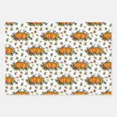 Inpakpapier plat vel set van 3 Thanksgiving  (Voorkant 2)