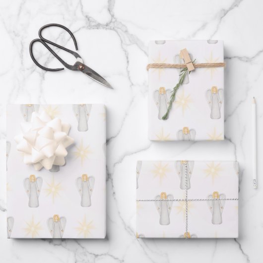 Inpakpapier Plat Vellen Set van 3 (Voorkant)