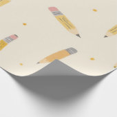 Inpakpapier (potloodpatroon met potloden) (Hoek)