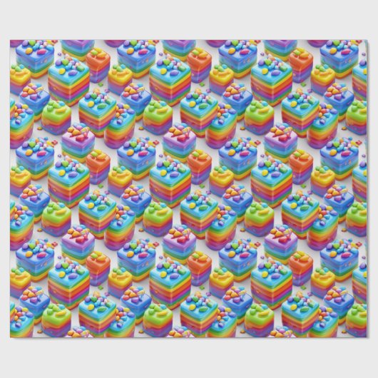 Inpakpapier - Pride Cakes 1 (Vlak)