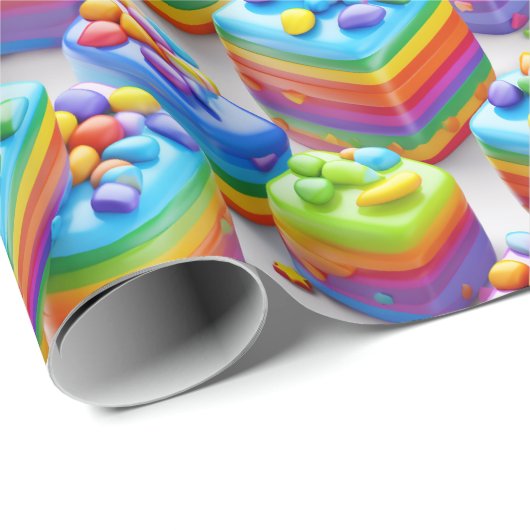 Inpakpapier - Pride Cakes 1 (Rol Hoek)